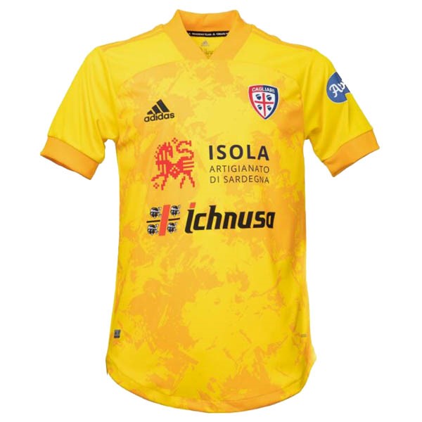 Thailandia Maglia Cagliari Calcio Third 20/21 Giallo